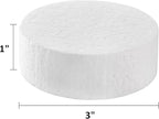 ZOOFOX 48 Pack Foam Circles for Crafts, 3 Inch Polystyrene Foam Discs, Round - Image 2