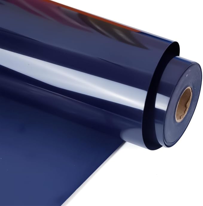 RENLITONG Navy Blue Iron on Vinyl 12Inch by 13ft Roll Heat Transfer Vinyl by RENLITONG