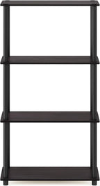 Furinno Turn-N-Tube 4-Tier Multipurpose Shelf Display Rack, Round Tubes - Image 7