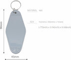10pcs Blank Hotel Keychains Bulk Vintage Motel Keychain Vinyl HTV printing - Image 2