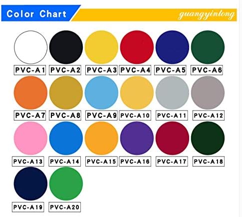 guangyintong Heat Transfer Vinyl Yellow HTV Rolls, Matte Surface Yellow Vinyl - Image 8