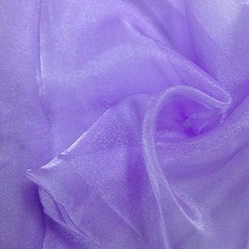 Valentina Textile Inc, Sparkle Crystal Sheer Organza Fabric Shiny by VALENTINATEXTILEINC