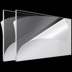 Roowest 2 Pcs 24 x 48 Inch, 3/16 Inch Thick Clear Acrylic Sheet Plastic Sheet by Roowest