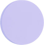 MECCANIXITY 60 PCS Light Purple Circle Cutouts Paper, 8 Inch Round Cutouts by MECCANIXITY