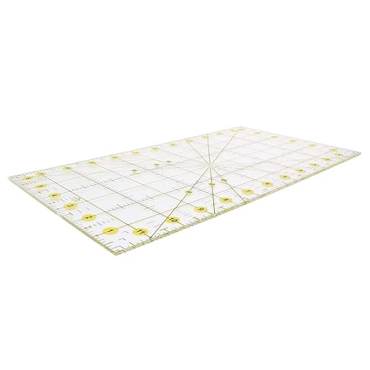 Acrylic Quilting Ruler 6.5" x 12" Fabric Cutting Ruler - Image 6