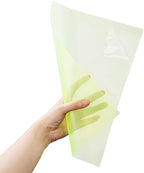 10-Pack A4 Colored PVC Flexible Plastic Sheets, 0.3mm Fluorescent green by GreatValueGreaterQuality