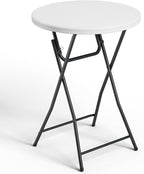 Folding Table, 32 Inch Foldable Cocktail Bar, High Top Round Folding Tables No by FoldingFurniture