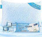 QUTOOL Cooling Pillows for Sleeping, Shredded Memory Foam Pillows King Size Set by QUTOOL
