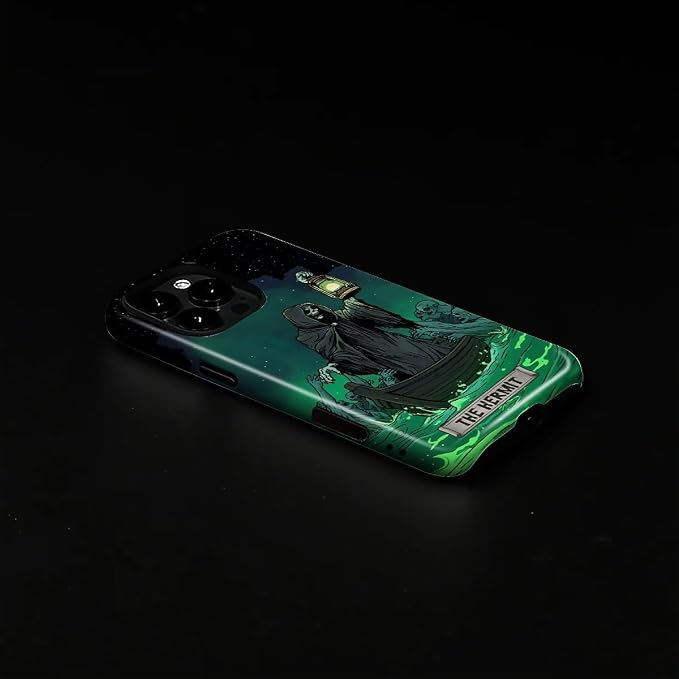 ZHEGAILIAN Case for iPhone 16 Pro, The Hermit Night Skull Durable Shockproof - Image 3