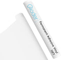 Aoder Permanent Adhesive Vinyl Roll 12" × 15FT, Matte White | Sticker Vinyl by AoderDTFTransferFilm