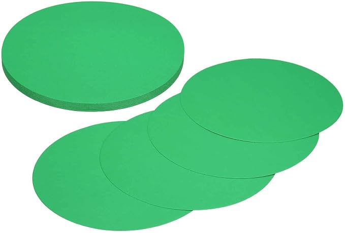 MECCANIXITY 24 Pcs Circle Card Stock, 5.9 Inch Round Cutouts Paper Thick by MECCANIXITY