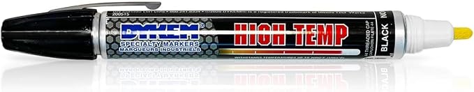 Dykem High Temp Black Fusing Pen Medium Point - Image 2