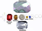 40X30mm Crystal A01 Flat Back Acrylic Octagon Jewels Pro Grade Individually - Image 5