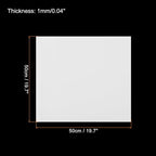 MECCANIXITY EVA Foam Sheets White 19.7 Inch x 19.7 Inch 1mm Thick Crafts Foam - Image 2