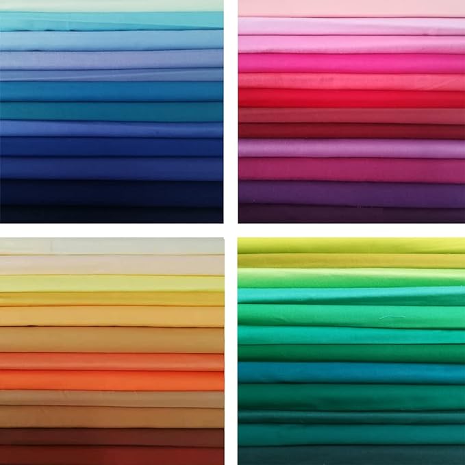8"x8" 25pcs Cotton Fabric Squares by newamishquilt