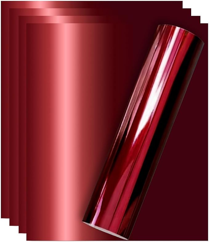 Maroon HTV Wine Foil Heat Transfer Vinyl by TvinylWarehouse