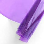 HYANG Purple Transparent PVC Super Clear Holographic Vinyl Faux Leather Sheets by HYANGHAVEPUPVCALLLEATHER