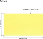 MECCANIXITY EVA Foam Sheets Bright Yellow 35.4 Inch x 19.7 Inch 2mm Thick - Image 2