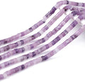 152pcs 4x2mm Natural Purple Lepidolite Heishi Disc Rondelle Spacer Stone Semi by LIFAVOVY