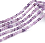 152pcs 4x2mm Natural Purple Lepidolite Heishi Disc Rondelle Spacer Stone Semi by LIFAVOVY