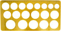 Utoolmart Geometric Drawing Template Measuring Ruler 30cm by Utoolmart