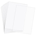 10PCS Clear Plastic Sheets Clear PVC Flexible Plastic Board Sheet | 8.25 x by Unknown