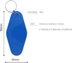 10pcs Blank Hotel Keychains Bulk Vintage Motel Keychain Vinyl HTV printing - Image 2