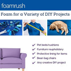 FoamRush 1" x 36" x 36" Premium Quality Upholstery Foam Cushion High Density - Image 6