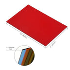 6 Pack 8 x 12 Colored Cast Acrylic Sheet，1/8" Translucent Plexiglass - Image 2