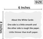 50 Pack Blank Kraft Greeting Cards, 4x6IN | Thick Cardstock Paper, - Image 2