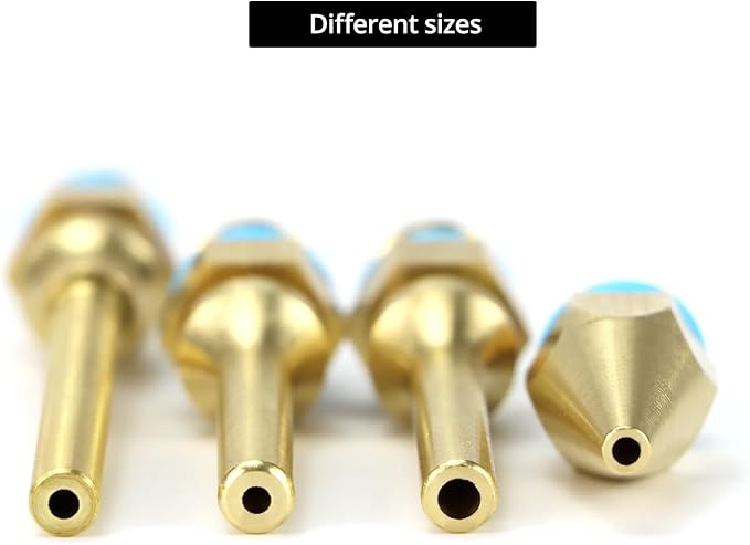 QWORK 4Pcs Pure Copper Glue Gun Nozzle Set - Image 3