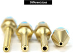 QWORK 4Pcs Pure Copper Glue Gun Nozzle Set - Image 3