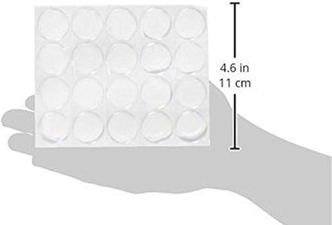 yueton Pack of 100 Clear 1" Round Craft Bottle Caps Epoxy Self Adhesive Stickers - Image 3