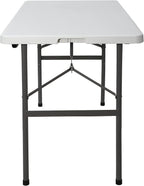 SUPER DEAL Portable 4 Foot Plastic Folding Table, Small Indoor Outdoor Heavy - Image 7
