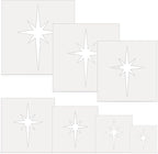 Teling 14 Pcs Large Star Stencil by Teling