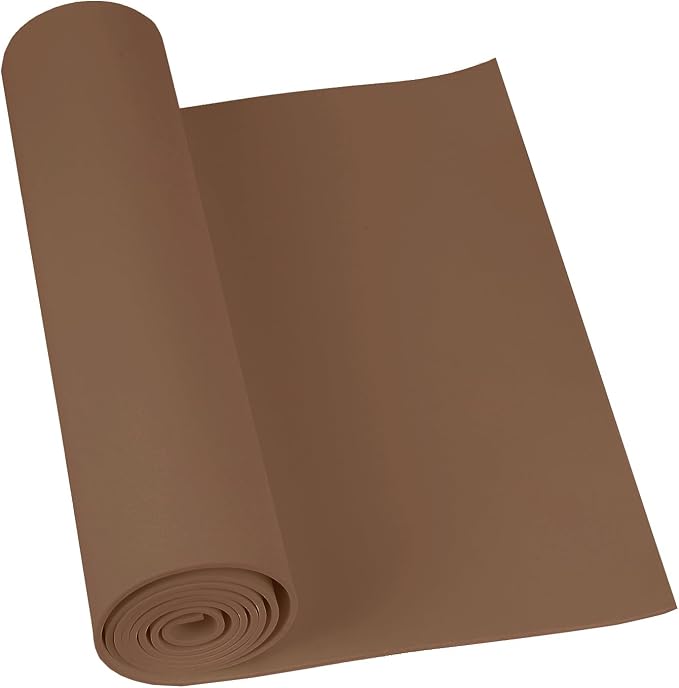 Do²ping Brown Eva Foam Sheets roll, 2mm eva Craft Foam 49''x13.5'' High Density by Do%C2%B2ping