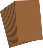 Do²ping Brown Foam Sheets Crafts, 8.5x5.5 Inch Eva Craft Foam Paper by Do%C2%B2ping