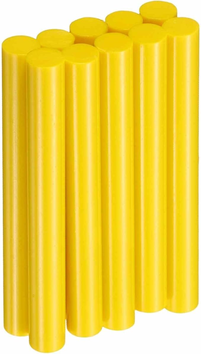 HARFINGTON 10pcs Hot Glue Sticks 0.43" Dia x 3.94" Long EVA Mini Hot Melt by HARFINGTON