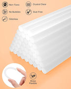 SHALL Full Size Hot Glue Sticks, 0.43” Dia x 4” Long - Image 2