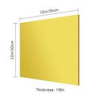 12x12 Inches Deep Gold Mirror Acrylic Sheet – 2 Pcs Reflective Acrylic Panel - Image 6