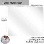 Transparent Blank Mylar Stencil Sheets - Image 3