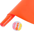 Tintnut Soft Orange Puff Heat Transfer Vinyl Roll, easy cut & weed, stretch by Tintnut
