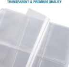 120 Pack 9 Pocket Page Protectors, Sooez Single Sided Trading Card Sleeves - Image 4