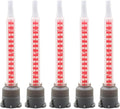 25pcs Mix Nozzles Square Orange Epoxy Adhesive Mixing Nozzle Tip Resin Mixer by Buyto