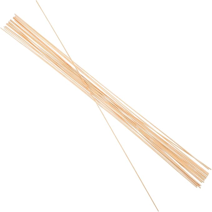 VANZACK 20Pcs Bamboo Sticks for Crafts Flexible Dowels Lightweight Kite Support by VANZACK