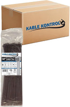 Kable Kontrol Brown Zip Ties 14 Inch 6, 50 Lbs Tensile Strength, Bulk Pack by KABLEKONTROL%C2%AE
