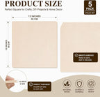 FSWCCK Unfinished Blank Square Wood Pieces, 5 Pack 6 mm 1/4" x 12" x 12" Craft - Image 3