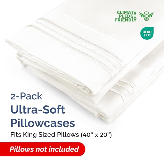 King Pillow Cases Set of 2 - Image 2