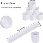 White Blank Slap Bracelets Bulk 36 PCS - Image 7