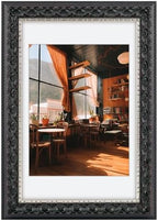 Golden State Art, 8X12 Ornate Finish Photo Frame by GoldenStateArt